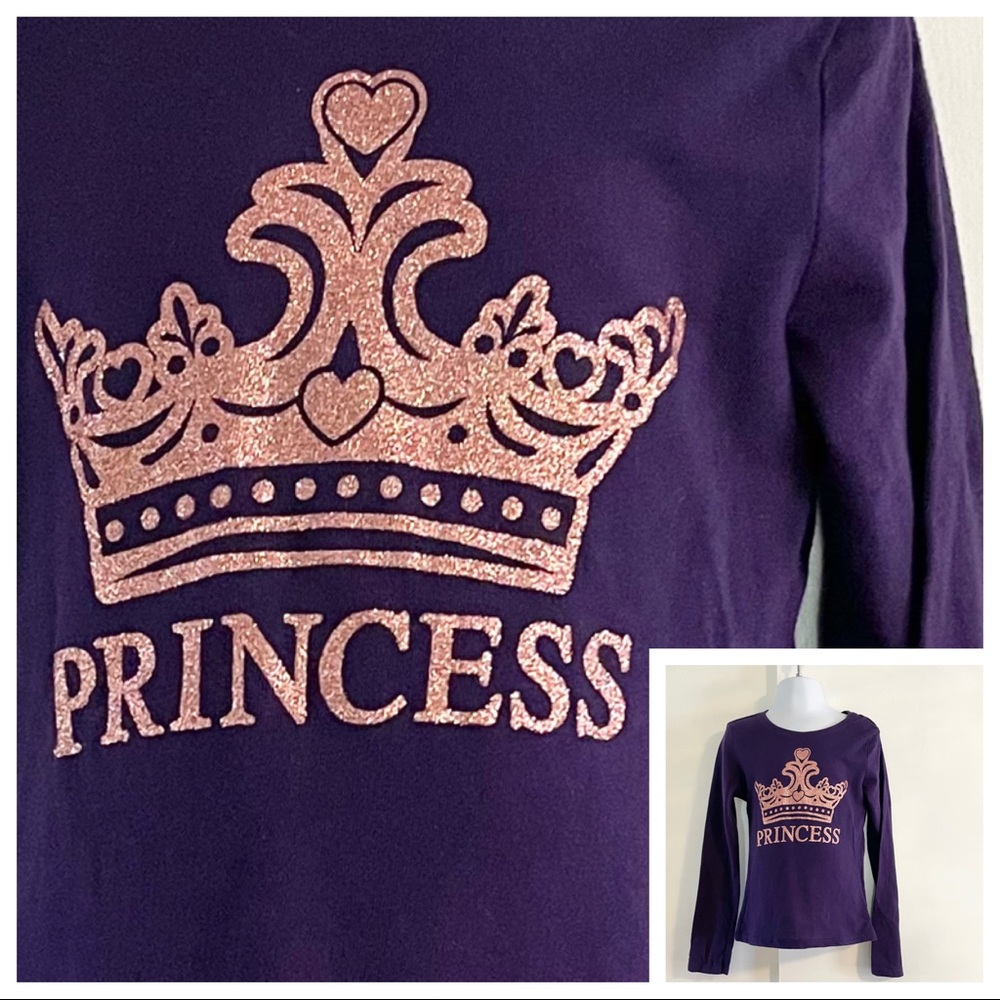 🆕Girl’s Glitter PRINCESS Graphic Tee